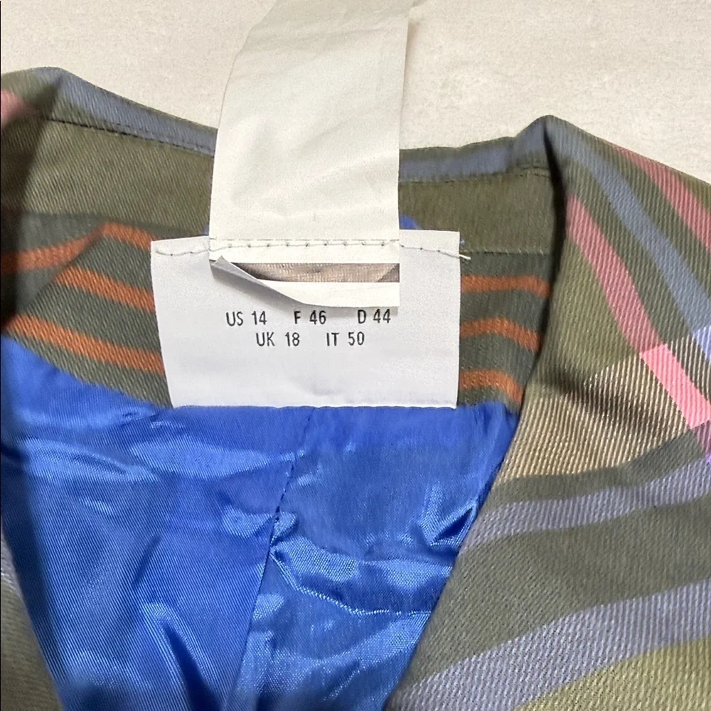 Akris Punto Green Plaid Skirt Set with Matching Blazer